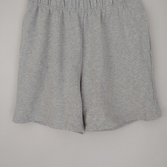 Brunette the Label Best Friend Shorty Classic Grey Cotton Size Large / XL - Picture 9 of 14